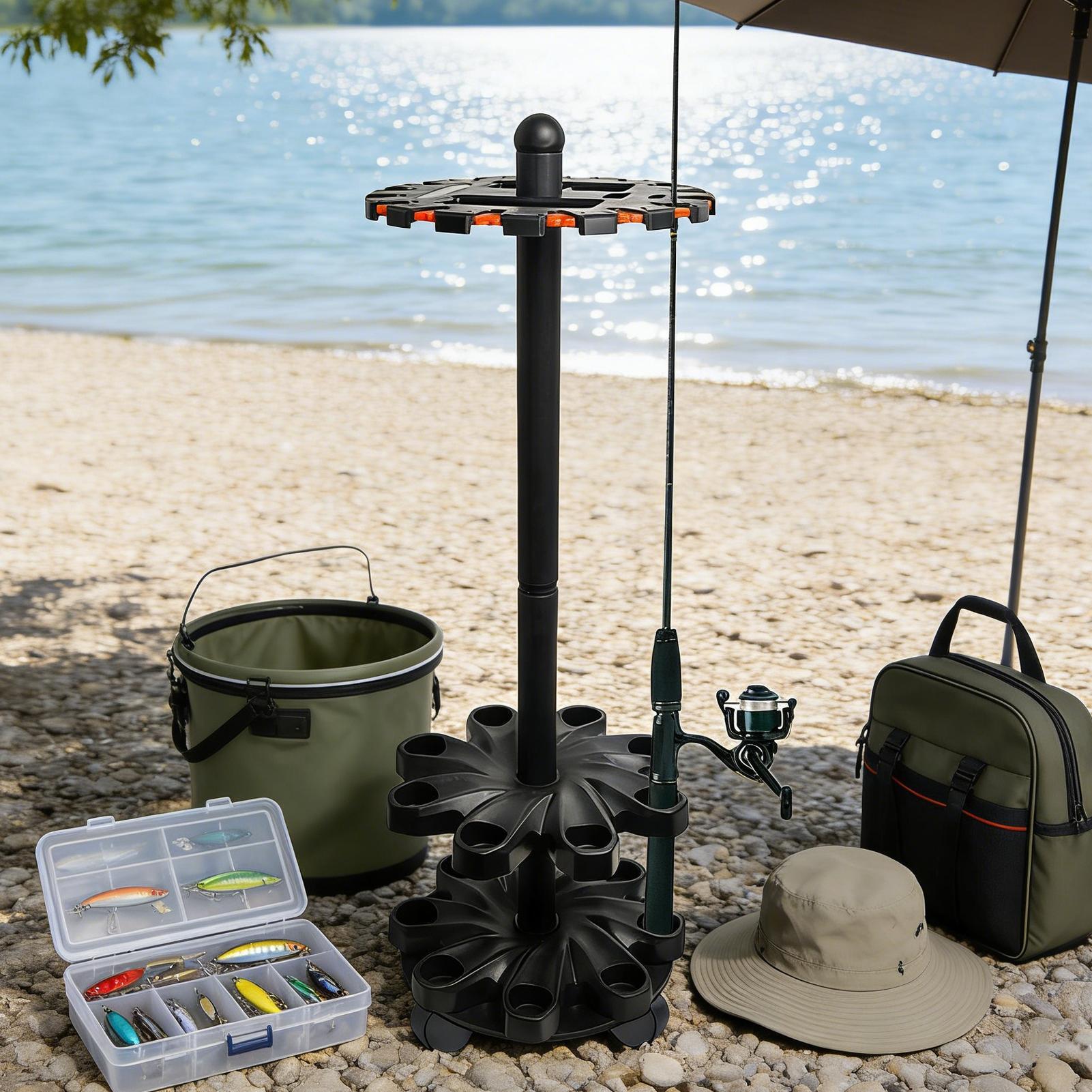 Fishing Rod Racks Angling Pole - Fishing Rod Rack review and price