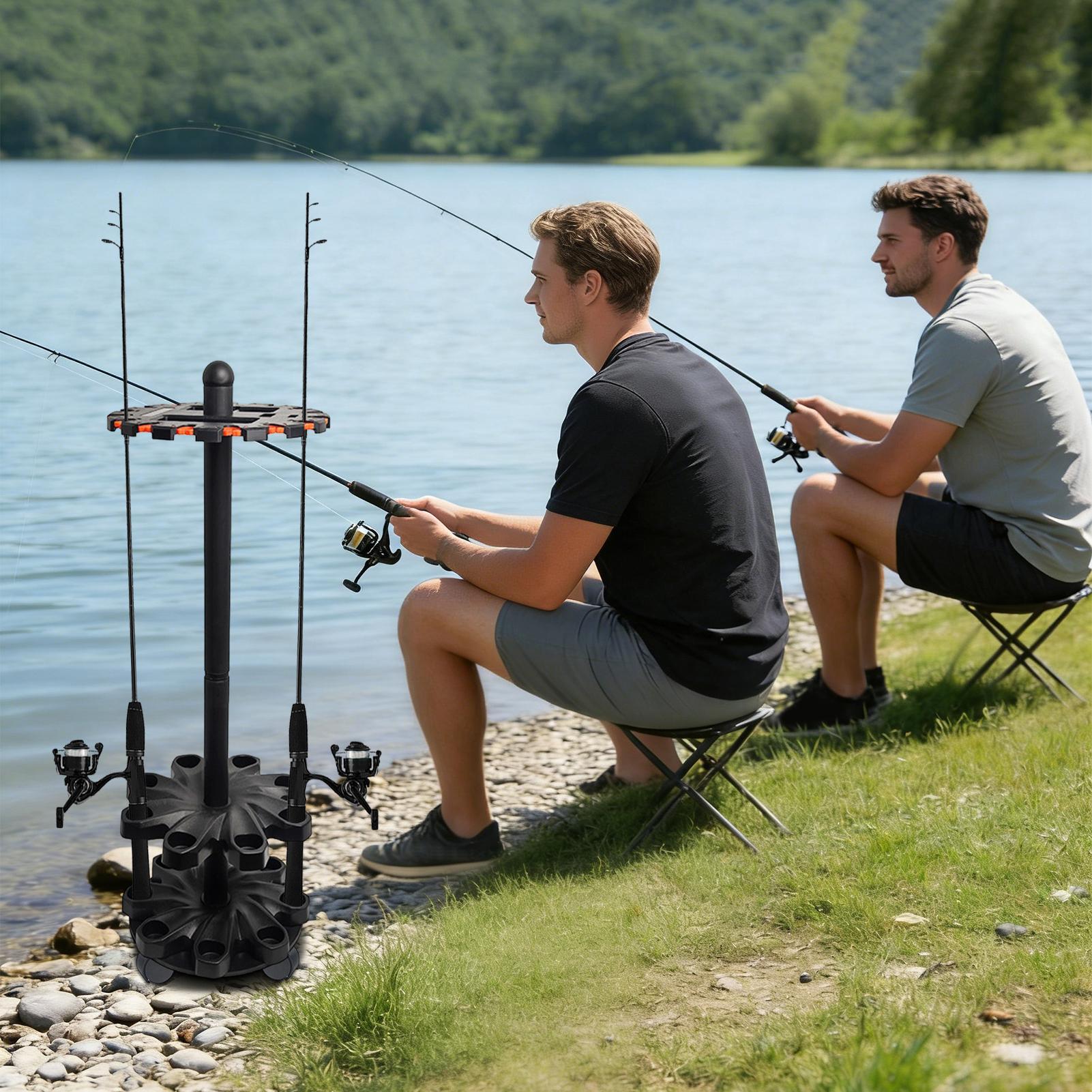 Fishing Rod Racks Angling Pole - Fishing Rod Rack review and price