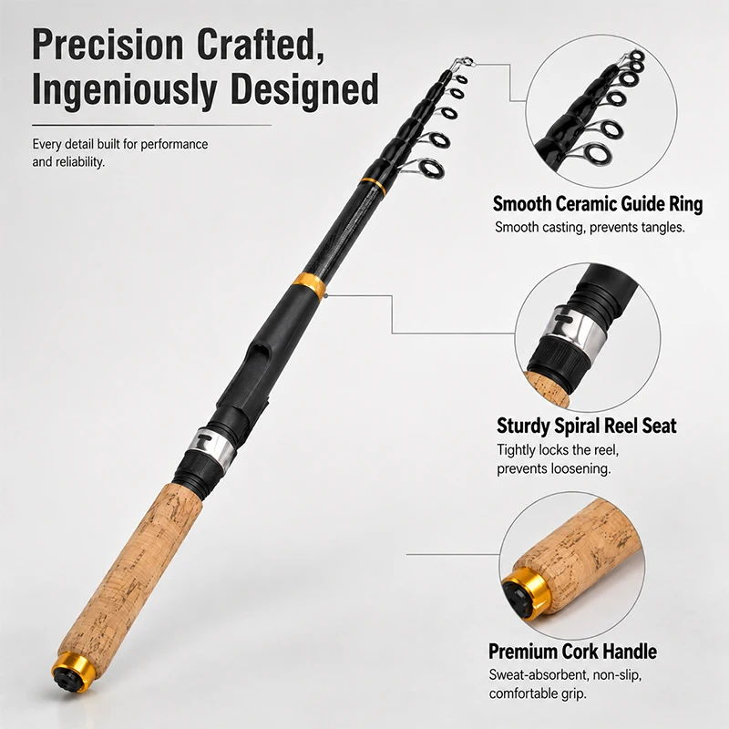 DEUKIO Spinning Fishing Pole S - Fishing Rod Spinning review and price