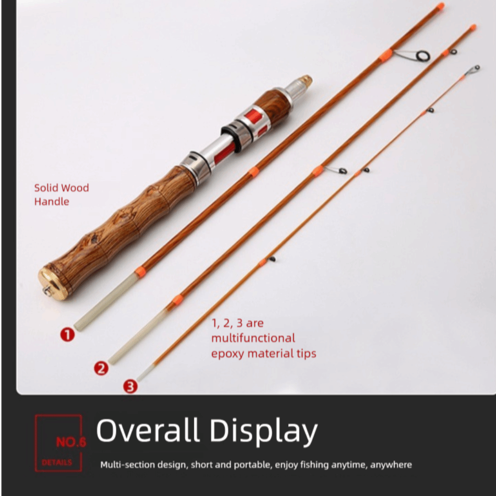 4 Sections Spinning Fishing Ro - Fishing Rod Spinning review and price