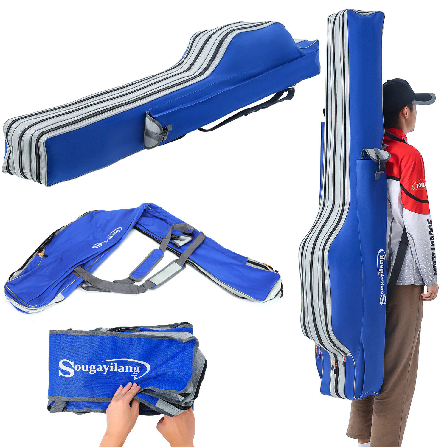 Sougayilang Fishing Rod Bag 3  - Fishing Rod Case review and price