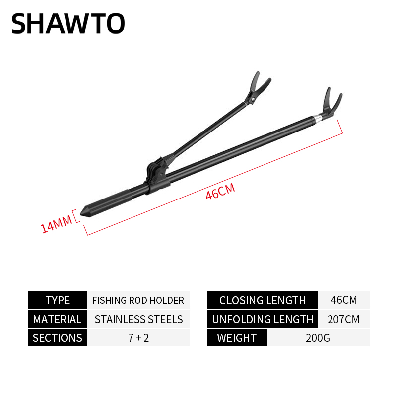 Shawto Aluminum Alloy Universa - Fishing Rod Rack review and price